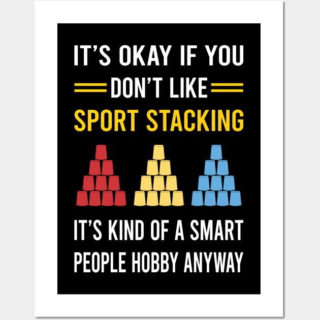 Smart People Hobby Sport Stacking Cup Stacking Speed Stacking Wall Art by Good Day